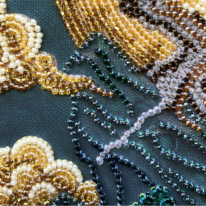 Midi Bead Embroidery Kit on Art Canvas "Tree of Wisdom"
