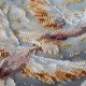 Midi Bead Embroidery Kit on Art Canvas "Dance of Doves"