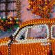 Midi Bead Embroidery Kit on Art Canvas "Autumn Neighborhood"