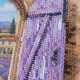 Midi Bead Embroidery Kit on Art Canvas "Melody of Lavender Fields"