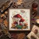 Midi Bead Embroidery Kit on Art Canvas "Autumn Stories"