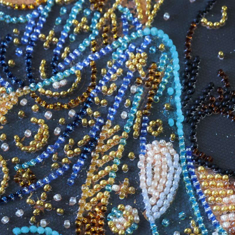 Midi Bead Embroidery Kit on Art Canvas "I’ll Draw You the Stars"
