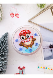 Bead Embroidery Magnet Kit "Going on the snow"