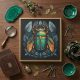 Paint by Numbers Kit on Art Canvas "Emerald beetle"