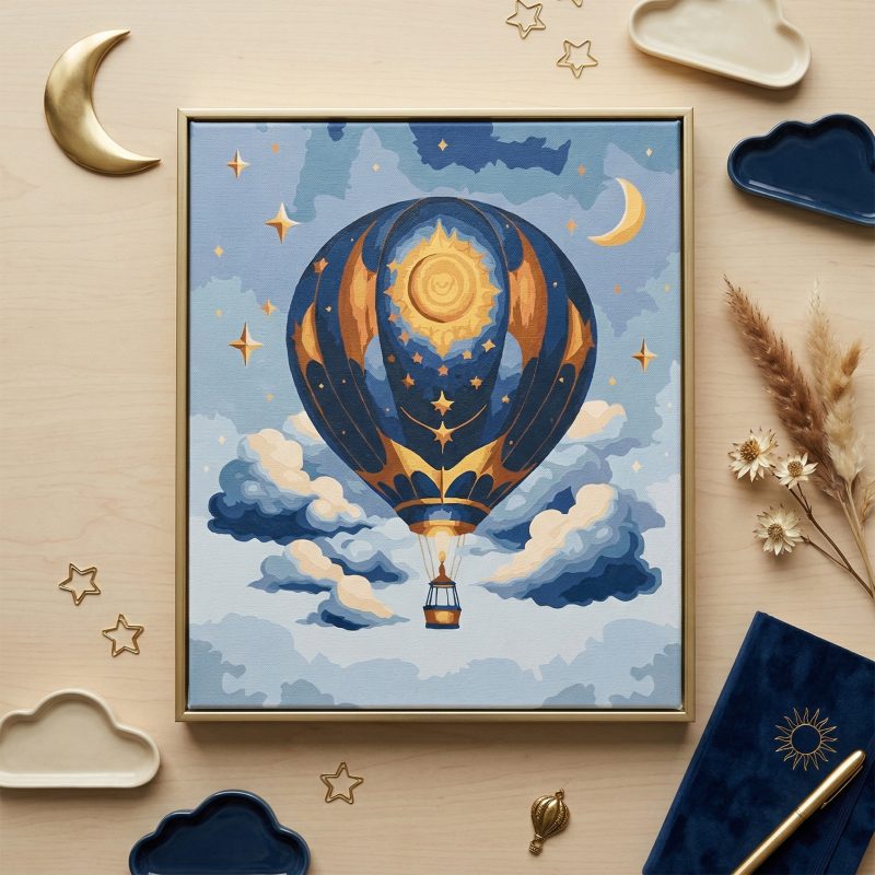 Paint by Numbers Kit on Art Canvas "Air adventures"