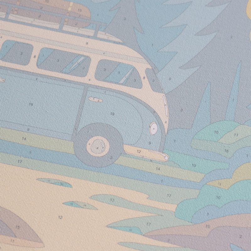Paint by Numbers Kit on Art Canvas "Thirst for adventure"