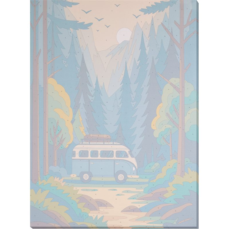Paint by Numbers Kit on Art Canvas "Thirst for adventure"