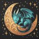 Paint by Numbers Kit on Art Canvas "Little One of Moonlit Legends"