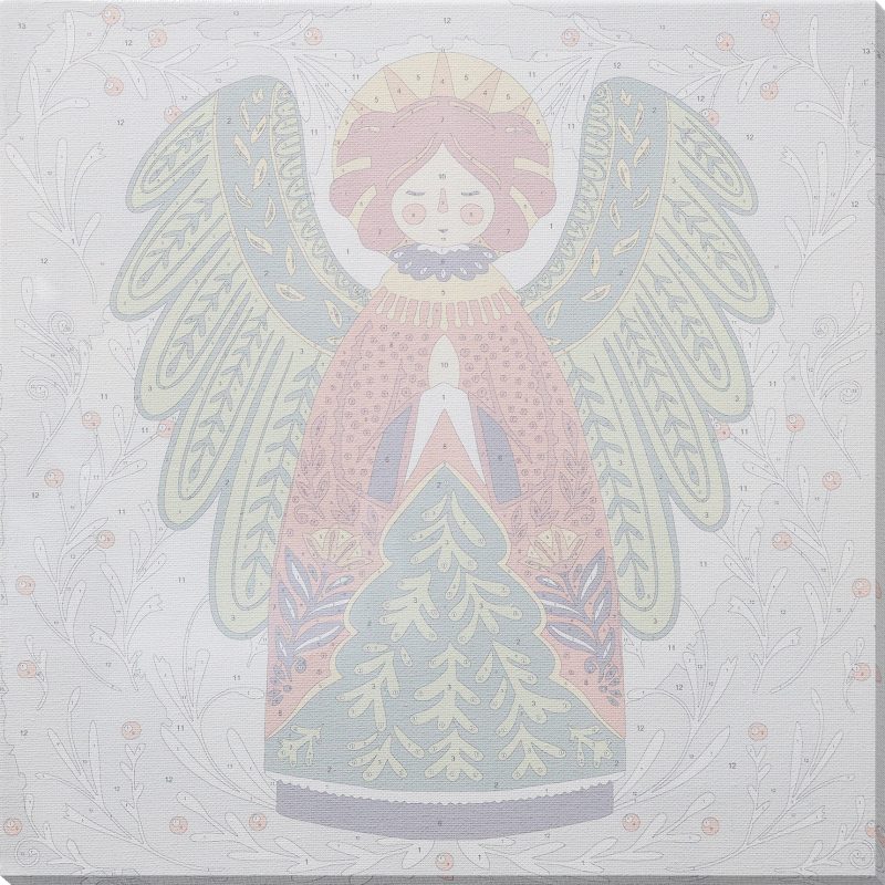 Paint by Numbers Kit on Art Canvas "Guardian of the Christmas Miracle"