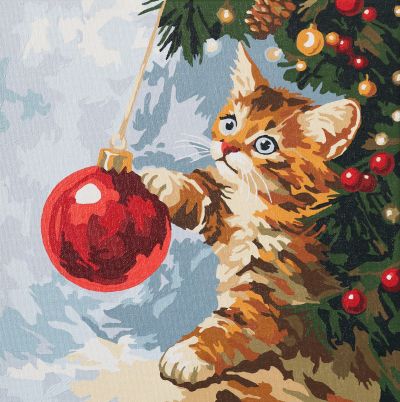 Paint by Numbers Kit on Art Canvas "Furry rascal"