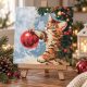 Paint by Numbers Kit on Art Canvas "Furry rascal"