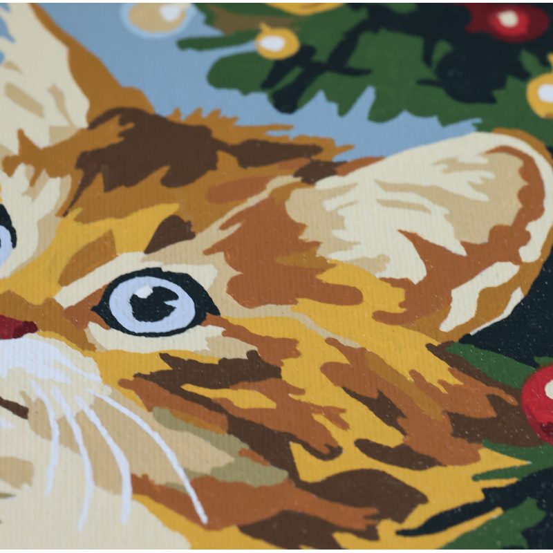 Paint by Numbers Kit on Art Canvas "Furry rascal"