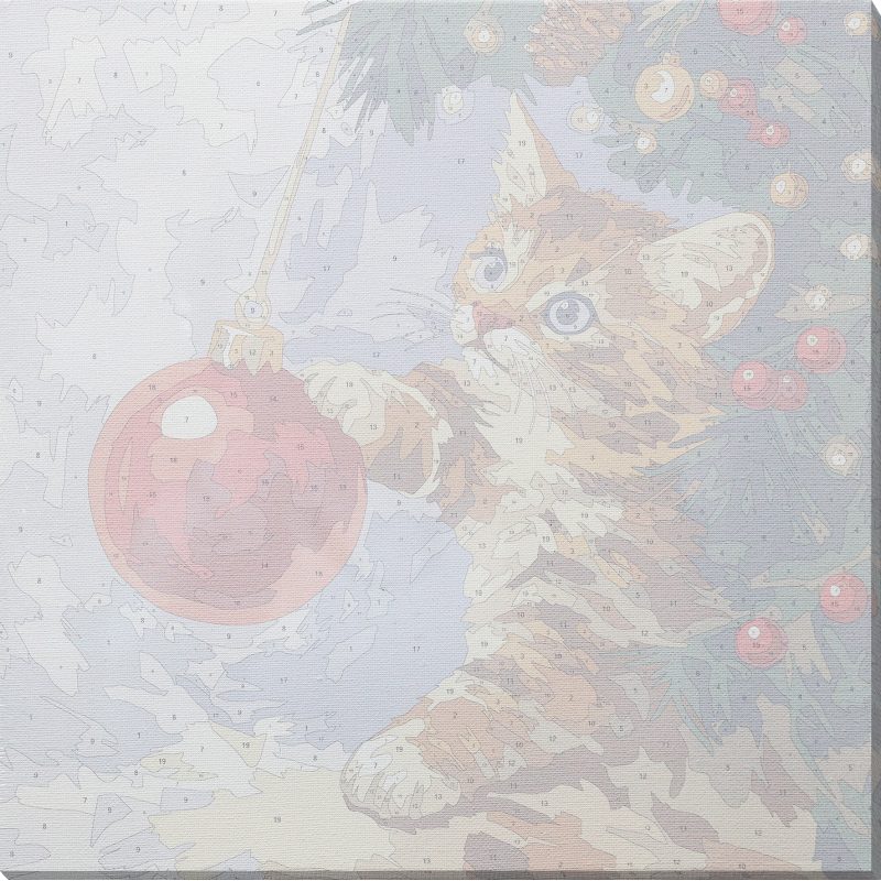 Paint by Numbers Kit on Art Canvas "Furry rascal"