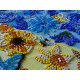 Bead Embroidery Kit on Art Canvas "The flag"