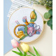 Wooden embroidery hoop d-165 mm