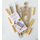 Wooden tapestry embroidery frame 30*40 cm + magnetic needle holder and threader