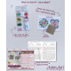Christmas Ornament Bead Embroidery Kit "Spring Kaleidoscope"