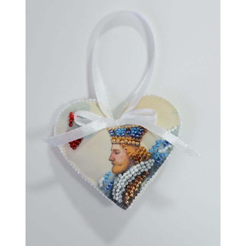 Christmas Ornament Bead Embroidery Kit "Majestic Love"