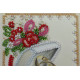 Bead Embroidery Postcard Kit "Happy Wedding – 7"