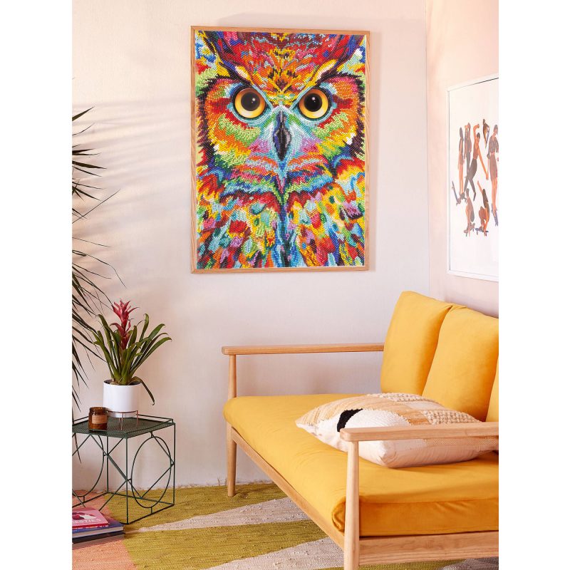 Bead Embroidery Kit on Art Canvas "Ammolite"