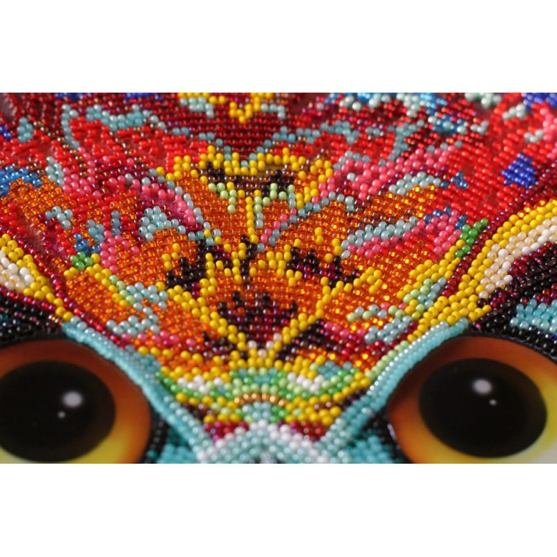 Bead Embroidery Kit on Art Canvas "Ammolite"