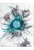 Bead Embroidery Kit on Art Canvas "Aquamarine"