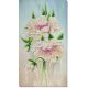 Bead Embroidery Kit on Art Canvas "White peonies"