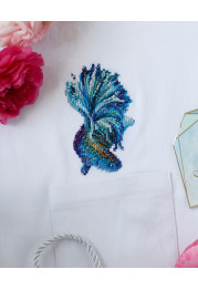 Cross Stitch Kit "Blue gold-1"
