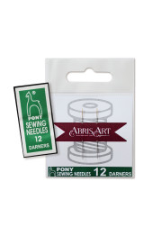 Needles for embroidery with microbeads Sewing Needles No. 12 (2 pcs) Darners. Pony (India)