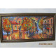 Bead Embroidery Kit on Art Canvas "October colours"