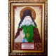 Mini Icon Bead Embroidery Kit on Art Canvas "St. Anatoly"