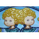 Bead Embroidery Kit on Art Canvas "Gemini"
