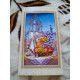 Bead Embroidery Postcard Kit "Easter – 8"