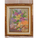 Bead Embroidery Kit on Art Canvas "Etude"