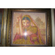 Bead Embroidery Pattern on Art Canvas "Flowers of India"