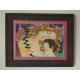 Bead Embroidery Kit on Art Canvas "Mother and Child"