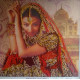 Bead Embroidery Pattern on Art Canvas "Flowers of India"