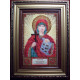 Mini Icon Bead Embroidery Kit on Art Canvas "St. Natalia"