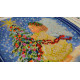 Bead Embroidery Pattern on Art Canvas "The Christmas Star"