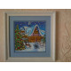 Bead Embroidery Pattern on Art Canvas "Winter Tale"