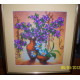 Схема для вишивання бісером на натуральному художньому холсті "Весняні квіти"