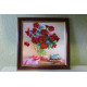 Bead Embroidery Pattern on Art Canvas "Morning Tea"