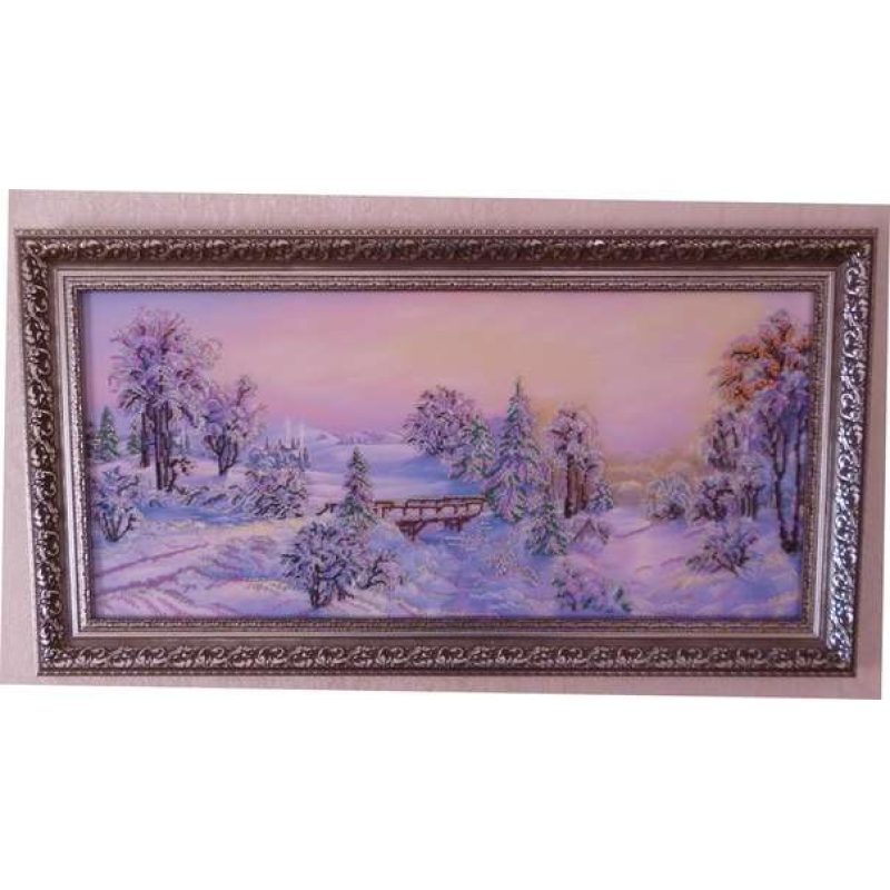 Bead Embroidery Kit on Art Canvas "Bewitched forest"