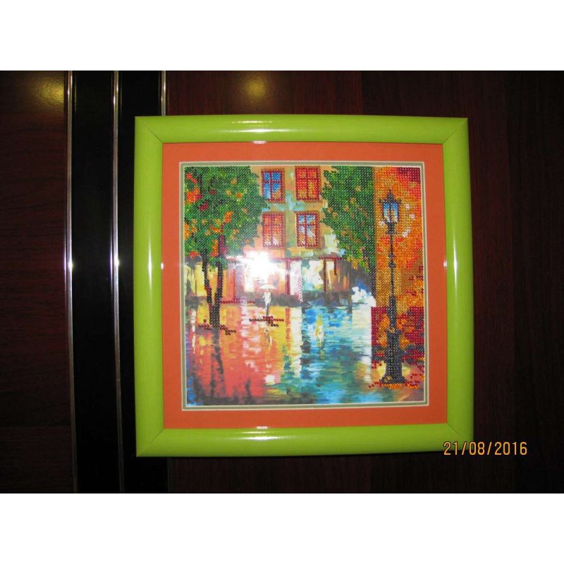 Bead Embroidery Pattern on Art Canvas "Autumn Fantasy"