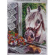Bead Embroidery Pattern on Art Canvas "Treats"