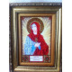 Mini Icon Bead Embroidery Kit on Art Canvas "St. Sophia"