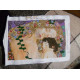 Bead Embroidery Kit on Art Canvas "Mother and Child"