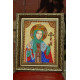 Icon Bead Embroidery Kit on Art Canvas "St. Alexandra"