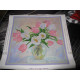 Bead Embroidery Kit on Art Canvas "Spring Lyrics"