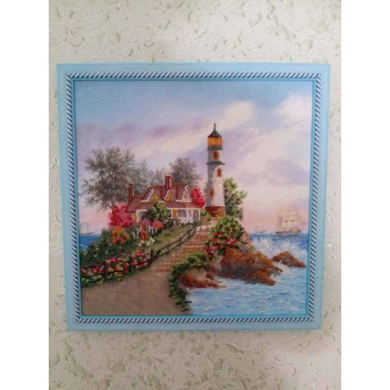 Bead Embroidery Pattern on Art Canvas "Brigantine"
